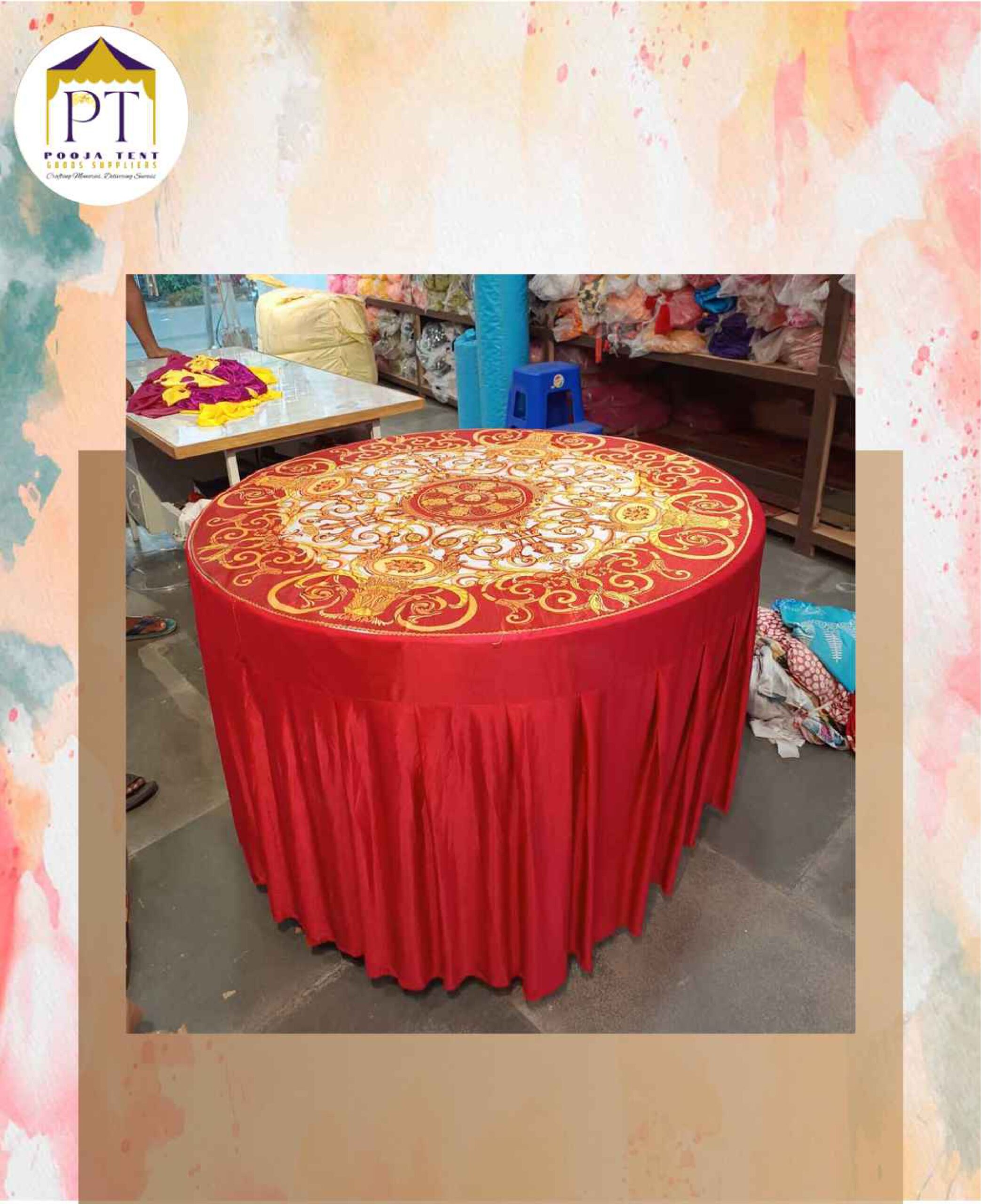 Printed Round Table Cover